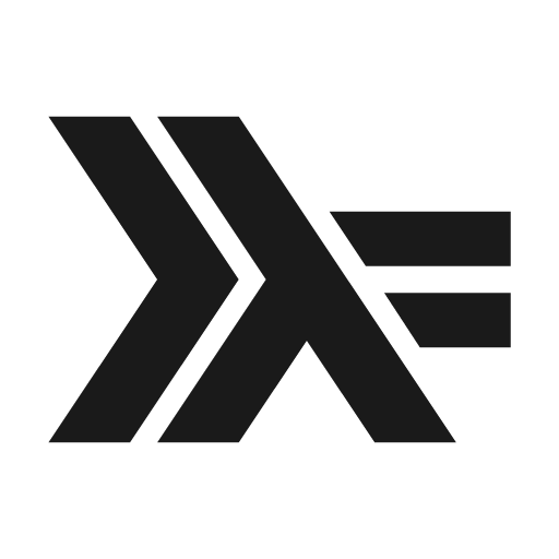 Language haskell icon, solid style, from Material Design Icons