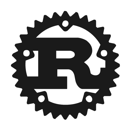 Language rust icon, solid style, from Material Design Icons