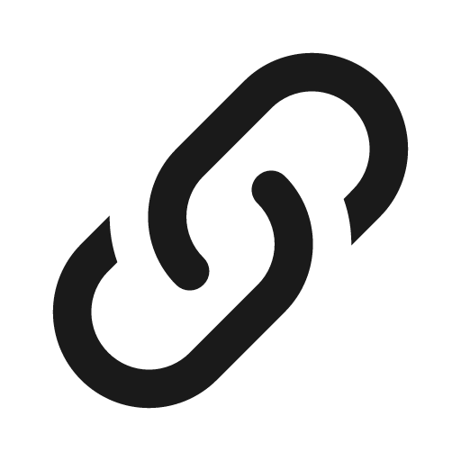Link variant icon, solid style, from Material Design Icons