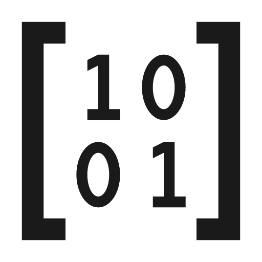 Matrix icon, solid style, from Material Design Icons