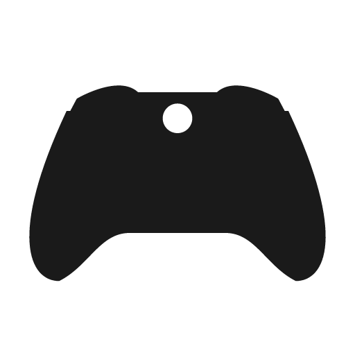 Microsoft xbox controller icon, solid style, from Material Design Icons