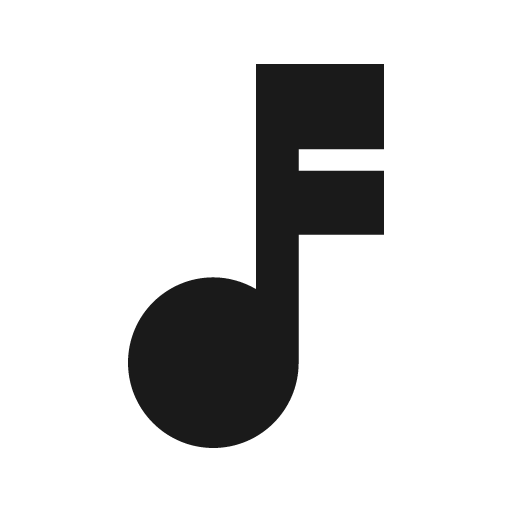 Music note sixteenth icon, solid style, from Material Design Icons
