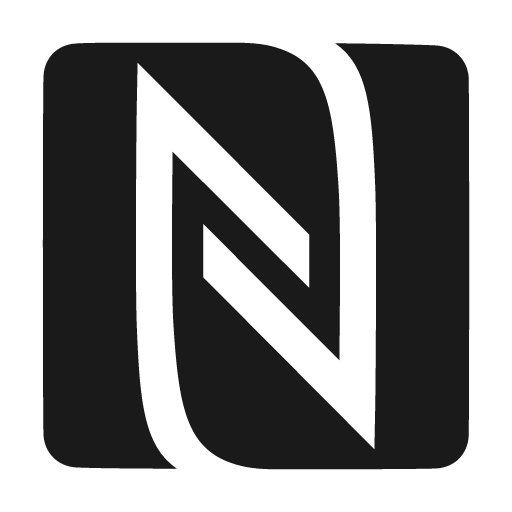Nfc icon, solid style, from Material Design Icons