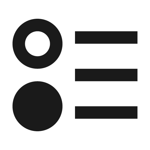 Order bool ascending icon, solid style, from Material Design Icons