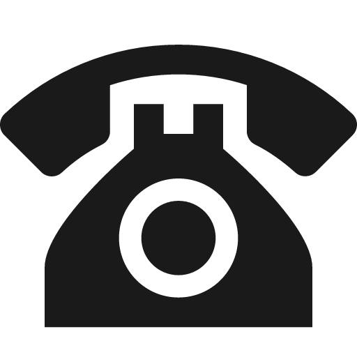 Phone classic icon, solid style, from Material Design Icons