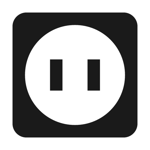 Power socket jp icon, solid style, from Material Design Icons
