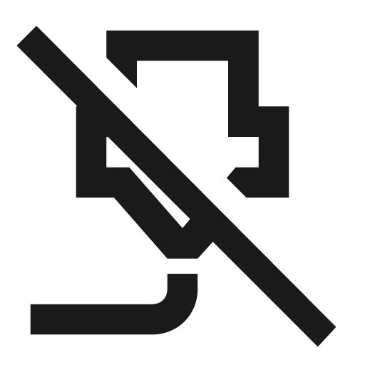 Printer 3d nozzle off outline icon, outline style, from Material Design Icons