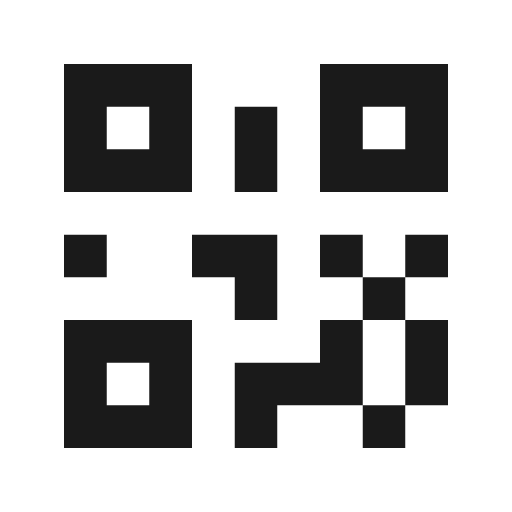Qrcode icon, solid style, from Material Design Icons