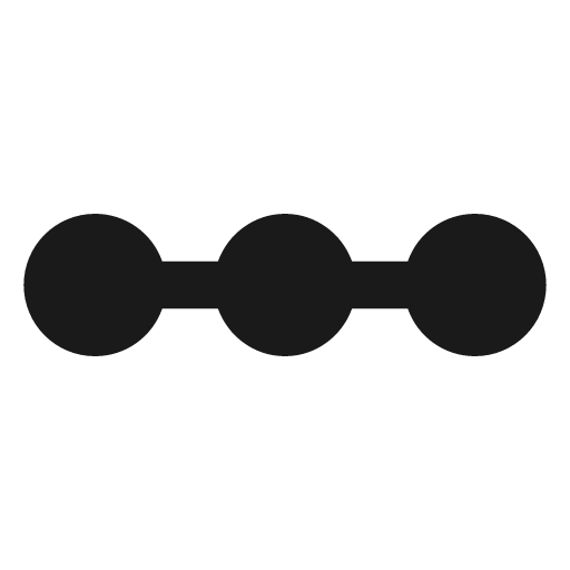 Ray start vertex end icon, solid style, from Material Design Icons