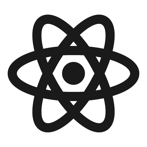 React icon, solid style, from Material Design Icons