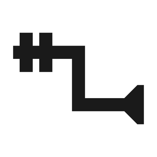 Relation only one to many icon, solid style, from Material Design Icons