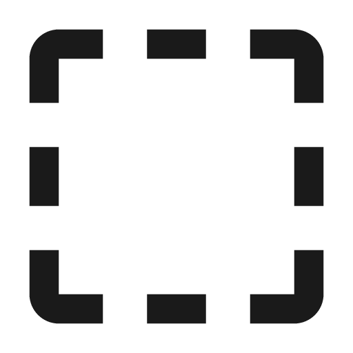 Selection icon, solid style, from Material Design Icons