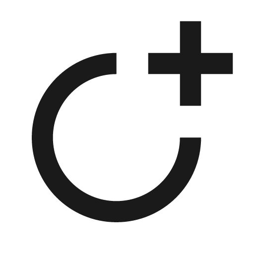 Shape circle plus icon, solid style, from Material Design Icons