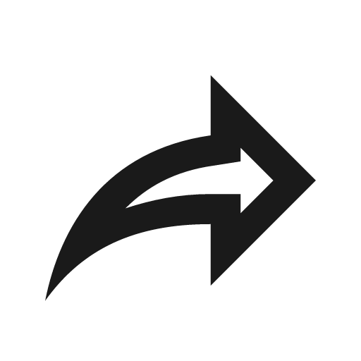 Share outline icon, outline style, from Material Design Icons