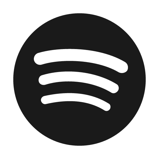 Spotify icon, solid style, from Material Design Icons
