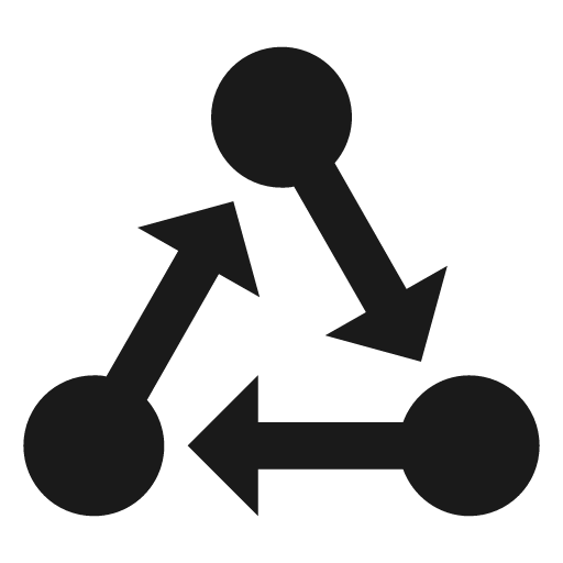 State machine icon, solid style, from Material Design Icons
