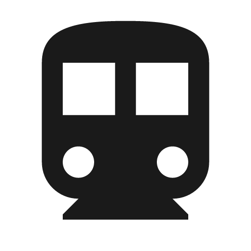 Subway variant icon, solid style, from Material Design Icons