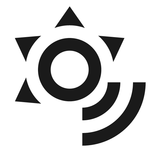 Sun wireless outline icon, outline style, from Material Design Icons