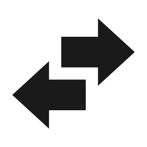 Swap horizontal bold icon, bold style, from Material Design Icons