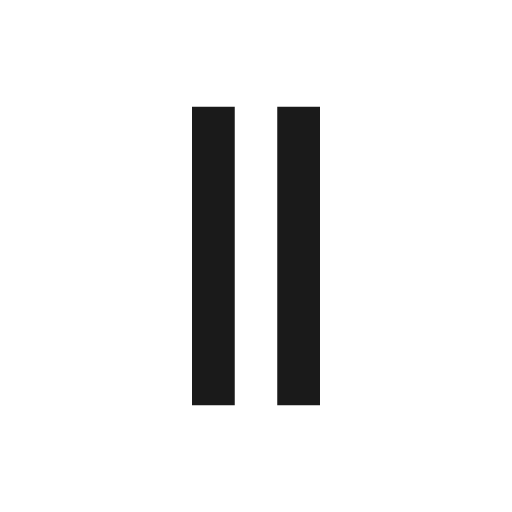 Tally mark 2 icon, solid style, from Material Design Icons