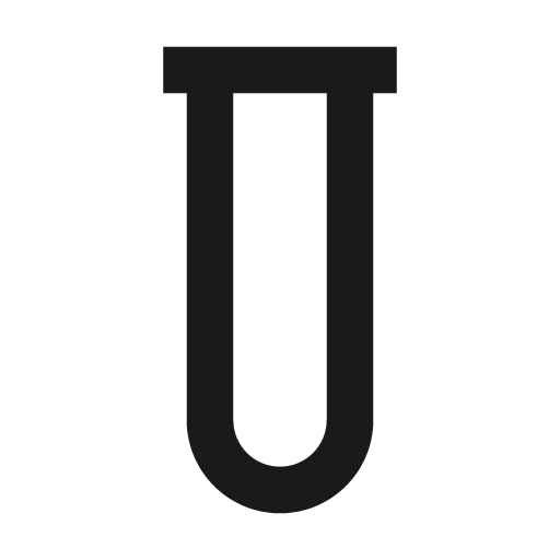 Test tube empty icon, solid style, from Material Design Icons