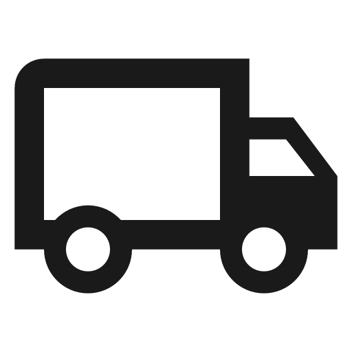 Truck outline icon, outline style, from Material Design Icons
