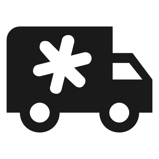 Truck snowflake icon, solid style, from Material Design Icons