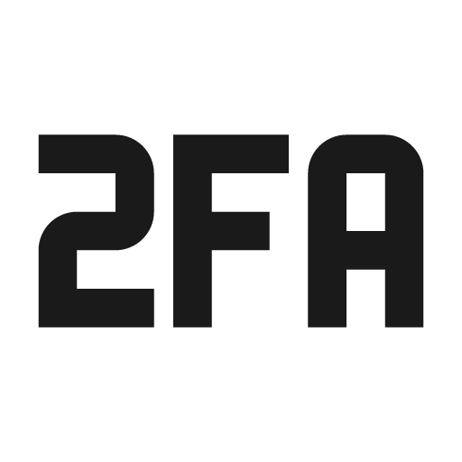 Two factor authentication icon, solid style, from Material Design Icons