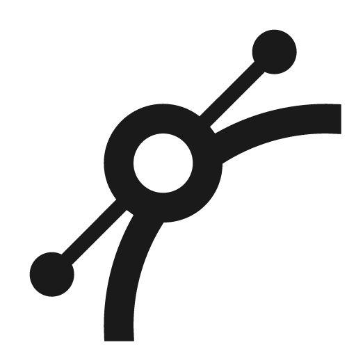 Vector curve icon, solid style, from Material Design Icons