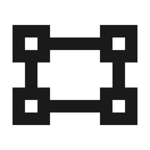 Vector rectangle icon, solid style, from Material Design Icons