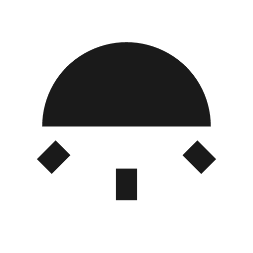 Wall sconce round icon, solid style, from Material Design Icons