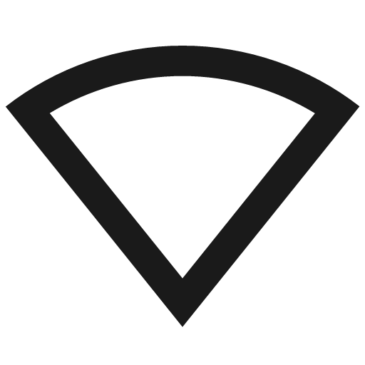 Wifi strength outline icon, outline style, from Material Design Icons