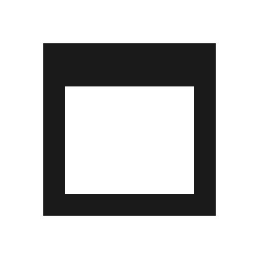 Window maximize icon, solid style, from Material Design Icons