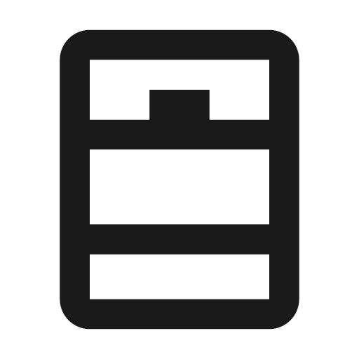 Window open icon, solid style, from Material Design Icons