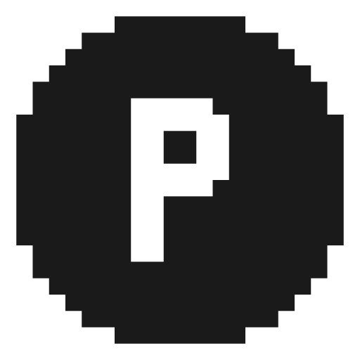 Alpha p fill icon, filled style, from Memory Icons