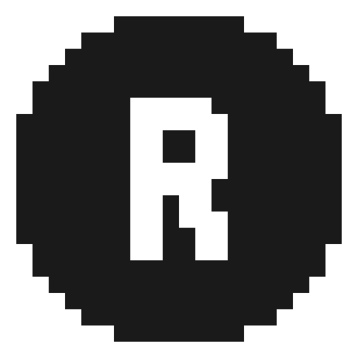 Alpha r fill icon, filled style, from Memory Icons