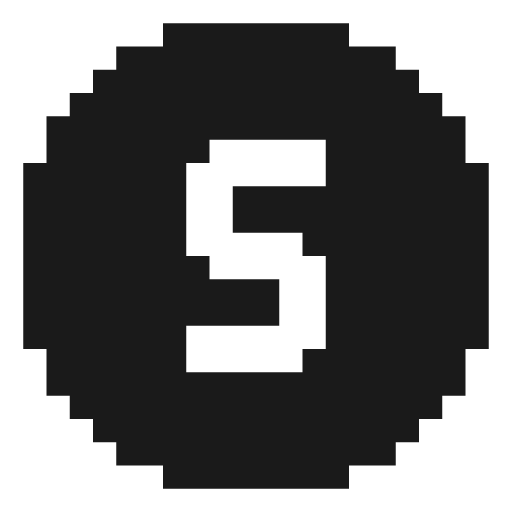 Alpha s fill icon, filled style, from Memory Icons