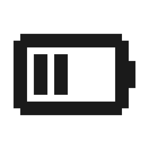 Battery 50 icon, solid style, from Memory Icons