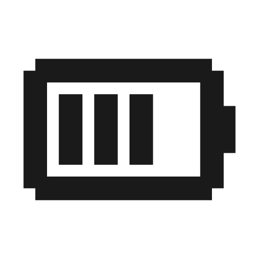Battery 75 icon, solid style, from Memory Icons