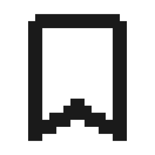 Bookmark icon, solid style, from Memory Icons
