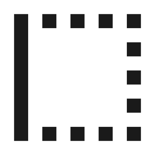 Border left icon, solid style, from Memory Icons