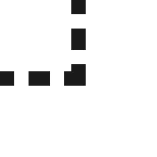 Box light dashed down right icon, solid style, from Memory Icons