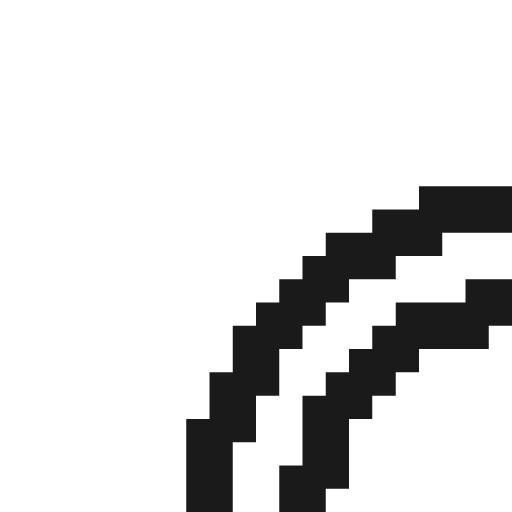 Box light double round up left icon, solid style, from Memory Icons
