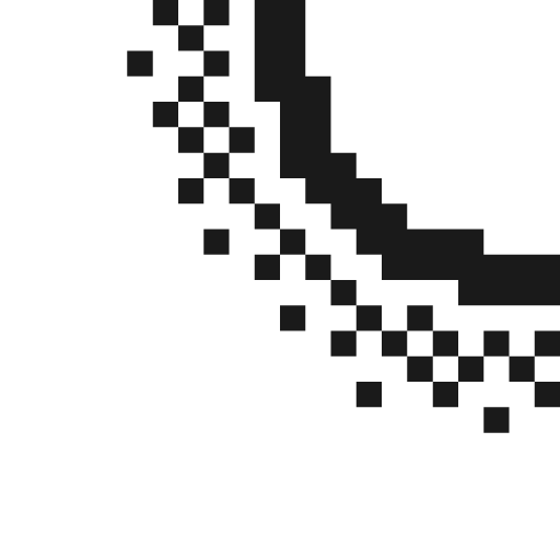 Box light round down left stipple outer icon, solid style, from Memory Icons