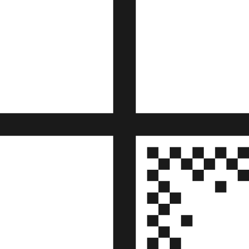 Box light vertical horizontal stipple down left icon, solid style, from Memory Icons