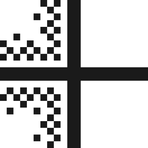 Box light vertical horizontal stipple left icon, solid style, from Memory Icons