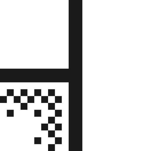 Box light vertical left stipple down left icon, solid style, from Memory Icons