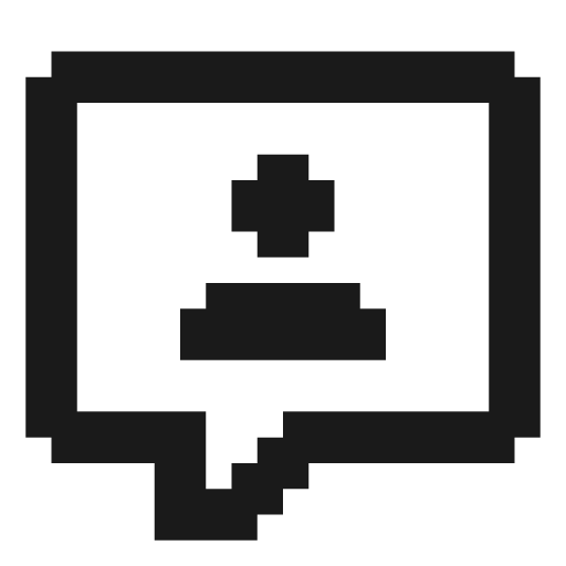 Comment user icon, solid style, from Memory Icons