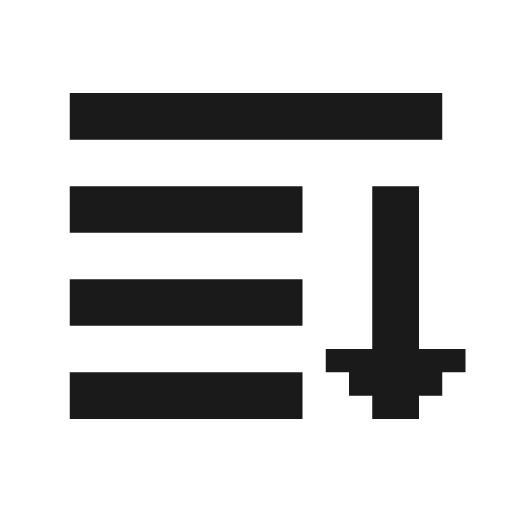 Format text multiline icon, solid style, from Memory Icons