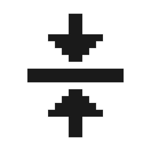 Format vertical align center icon, solid style, from Memory Icons